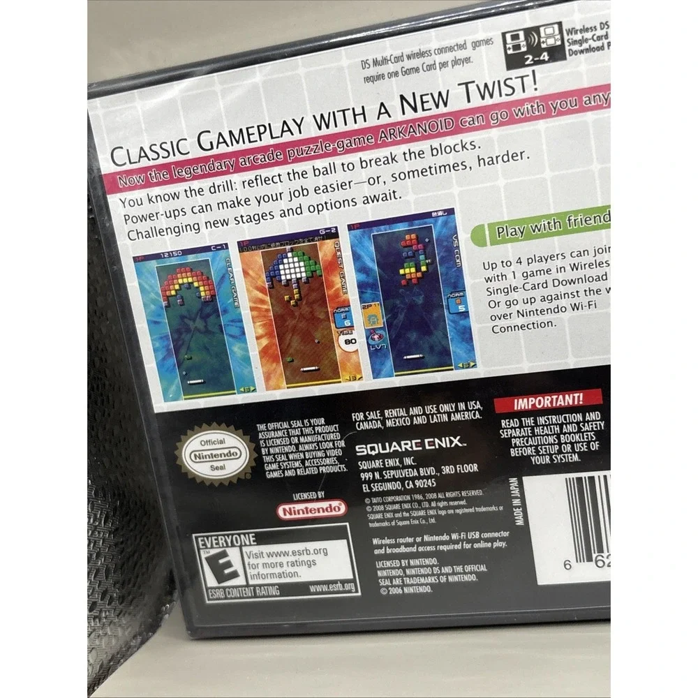 Arkanoid DS (Nintendo DS) BRAND NEW SEALED!